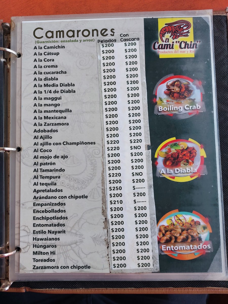 Restaurant El Camichin Menu - Image 2
