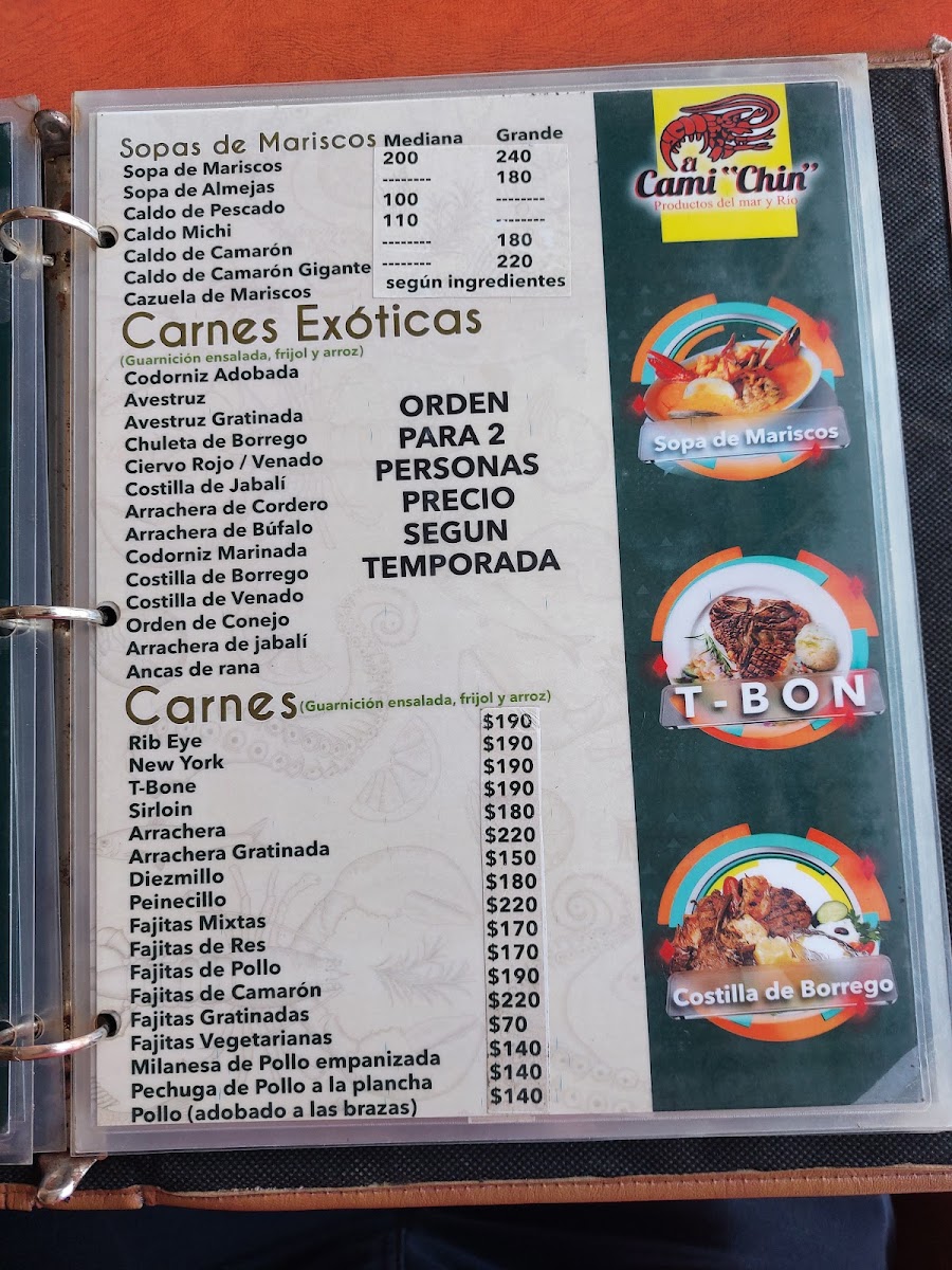 Restaurant El Camichin Menu - Image 4